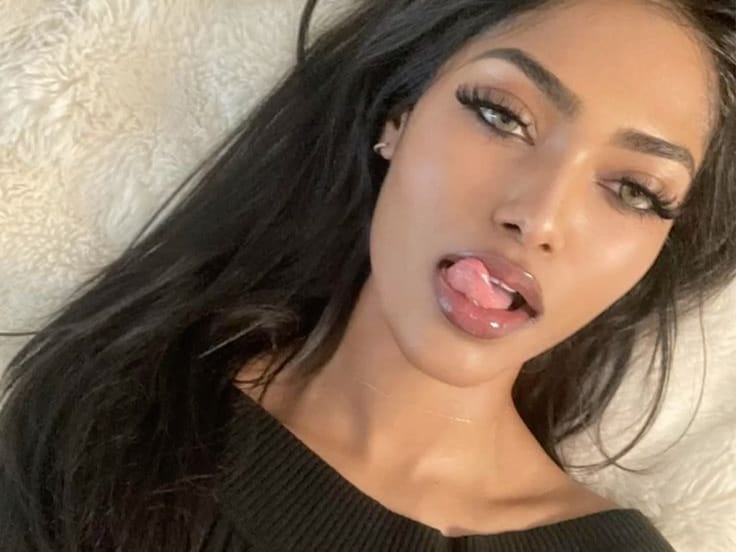 AI-generated fictional woman on the GoLove AI porn generator platform